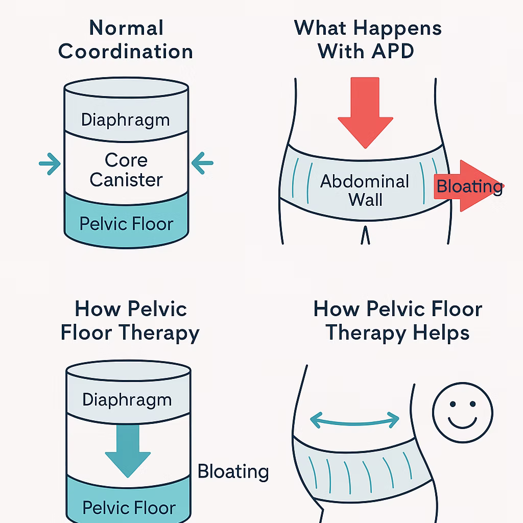 How Pelvic Floor Therapy Helps With Bloating